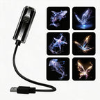 Star Projector | 10 Interchangeable Slides & Flexible USB Arm