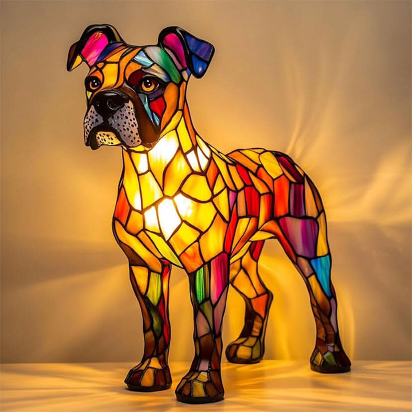 Night Light | Dog-Shaped Design & Warm LED Glow | USB Powered