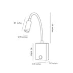 Wall Reading Light | Black Iron Warm White LED