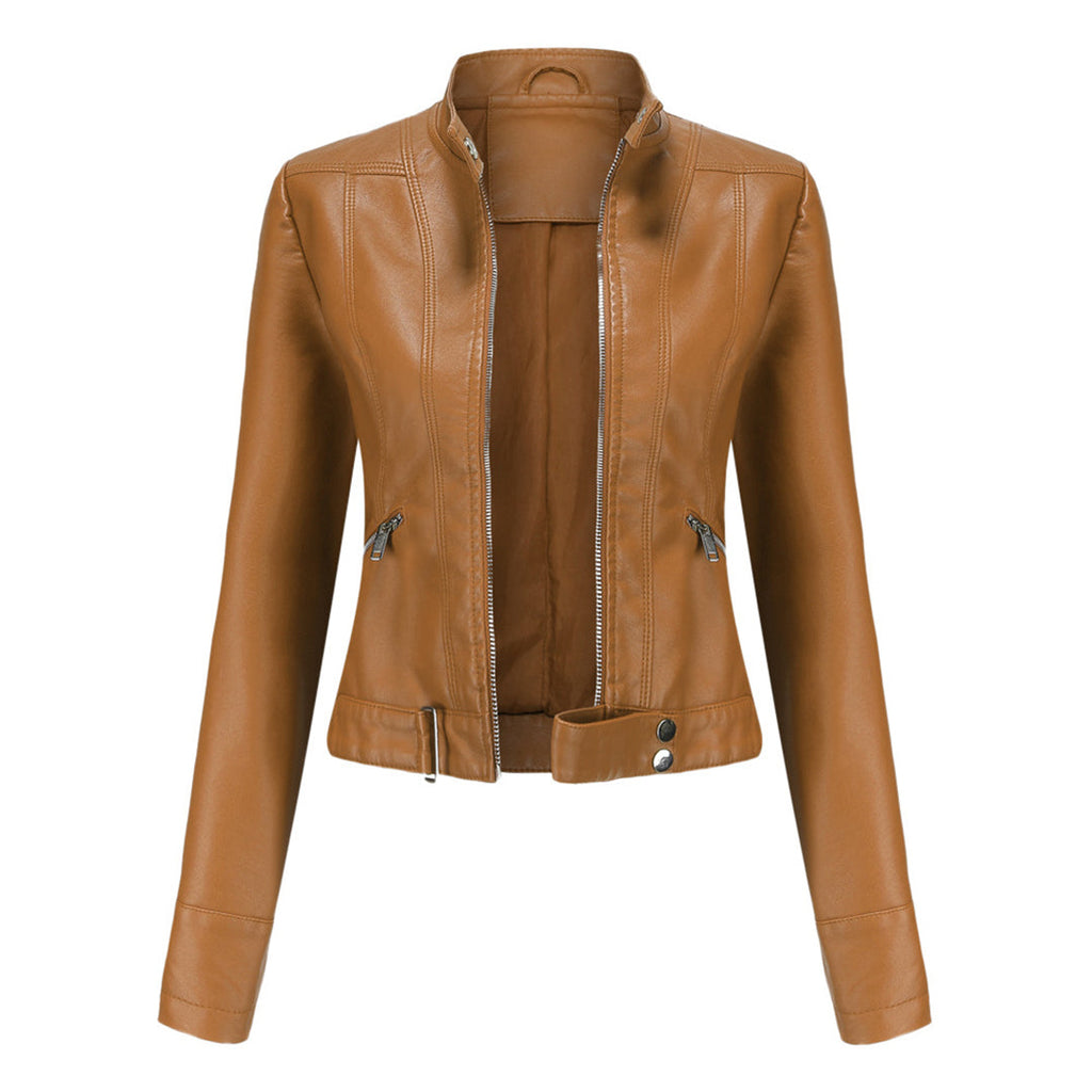 Women's Leather Jacket | Soft Genuine Leather | Classic Fitted Design