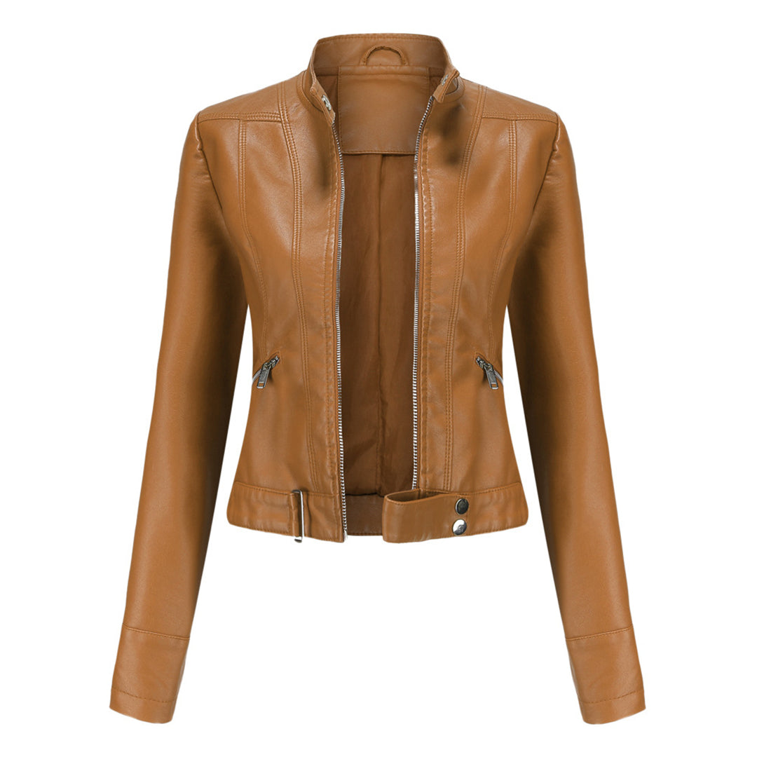Women's Leather Jacket | Soft Genuine Leather | Classic Fitted Design