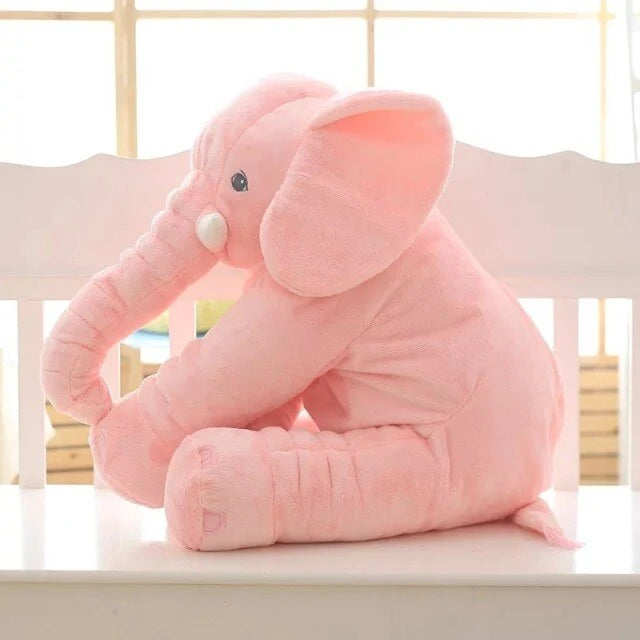 Plush Elephant Cushion | Super-Soft & PP Cotton | 40 & 60 cm