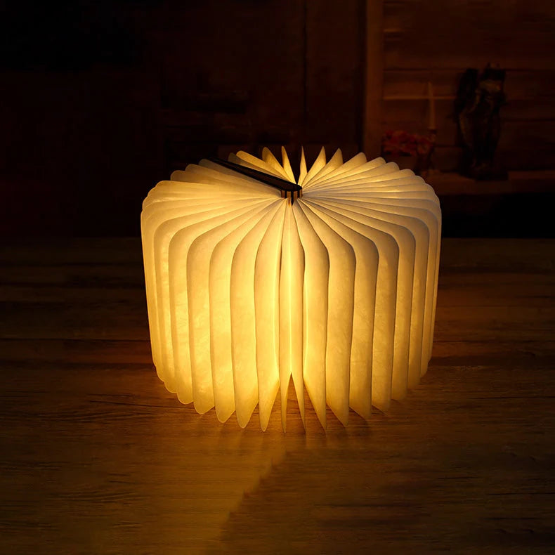 Book Lamp | Foldable Wooden & USB-Rechargeable