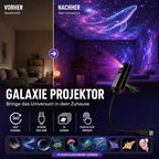 Star Projector | 10 Interchangeable Slides & Flexible USB Arm