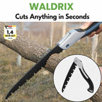 Folding Saw | Hardened Steel Blade & Non-Slip Handle
