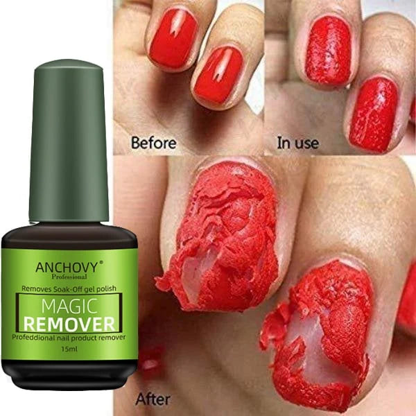 Nail Polish Remover Gel | Fast-Acting & Gentle Water-Based | Set of 2