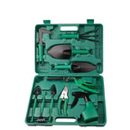 Garden Tool Set | Stainless Steel Heads & Ergonomic Handles | 10 Pieces