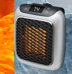 Space Heater | Portable & Quiet | Adjustable Timer & Tip-Over Protection