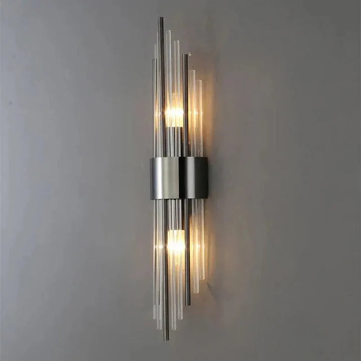 Wall Light | Crystal Accents & Tunable LED | 35 cm