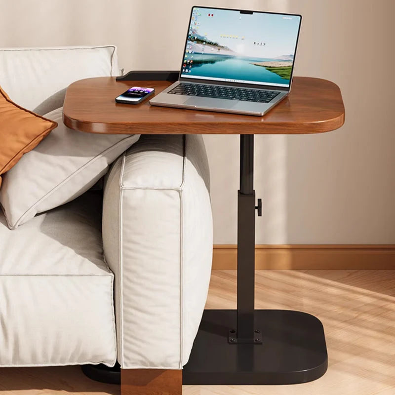 C-Shaped Laptop Table | Height-Adjustable & 360° Swivel | Tilting Tabletop