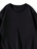 Men’s Long-Sleeve Shirt | Knitted Crew Neck | Regular Fit