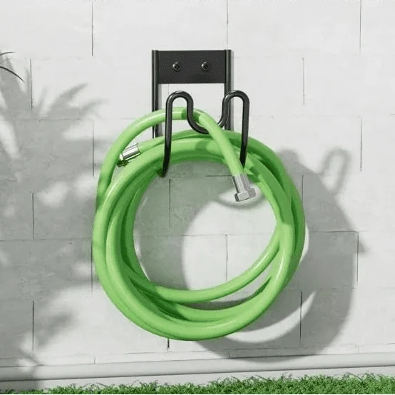 Garden Hose Holder | Sturdy Metal Wall-Mounted Kink-Free