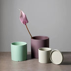Plant Pot | Matte Glazed Ceramic, Matching Saucer & Drainage Hole