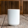 Ceramic Tea Cup | Japanese Handleless Crackle Glaze