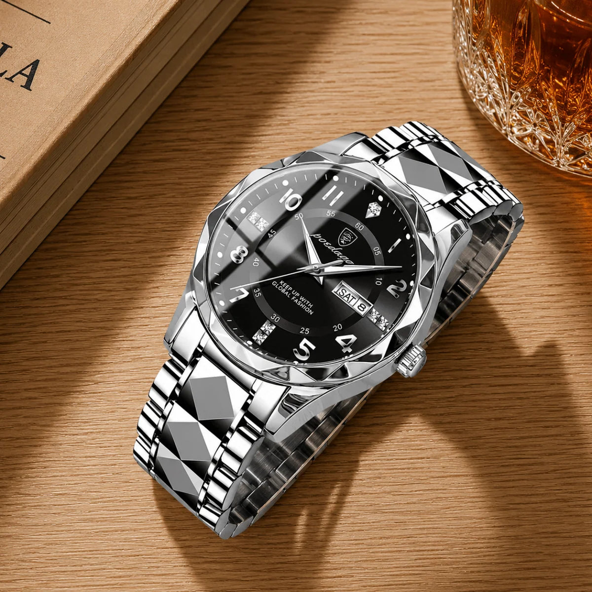 Sports Watch | Titanium Case & Scratch-Resistant Crystal | Water-Resistant to 50 m