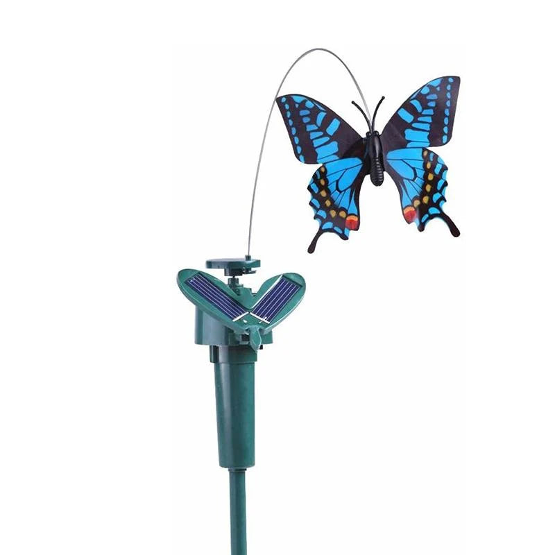 Garden Stake | Solar-Powered Dancing Hummingbird & Butterfly