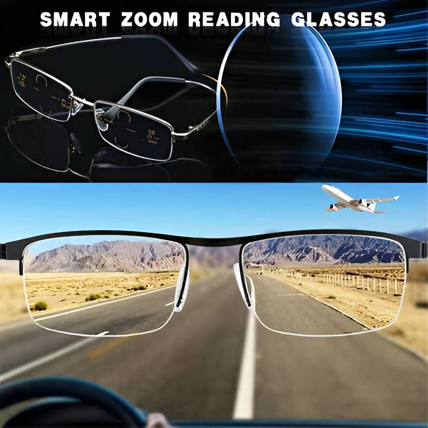 Progressive Glasses | Adaptive Photochromic & Blue-Light Blocking