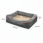 Dog Bed | Orthopedic Memory Foam | Machine-Washable Cover