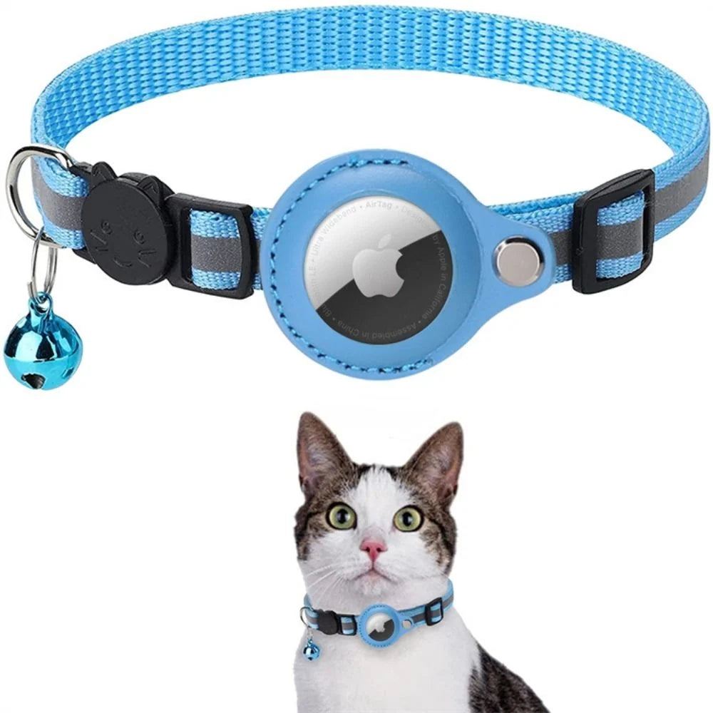 Cat Collar | Reflective & Quick-Release | GPS Tracker Holder
