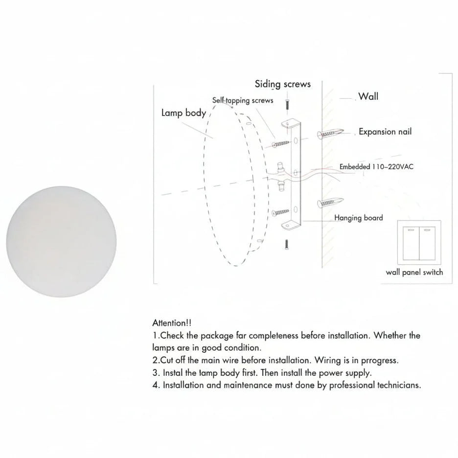 LED Wall Light | IP65 Metal Housing & Integrated LED | Round & Square