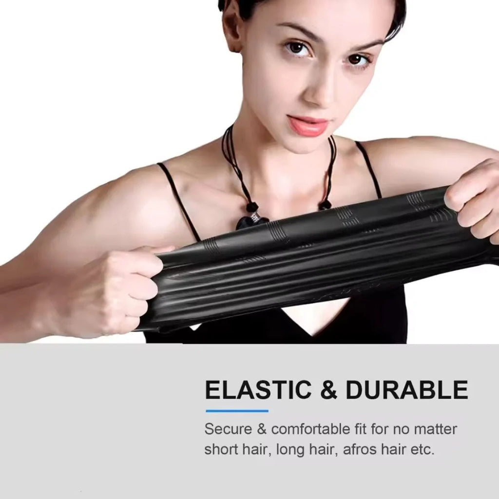 Swim Cap | Stretch Silicone & Built-In Ear Pockets | For Long Hair