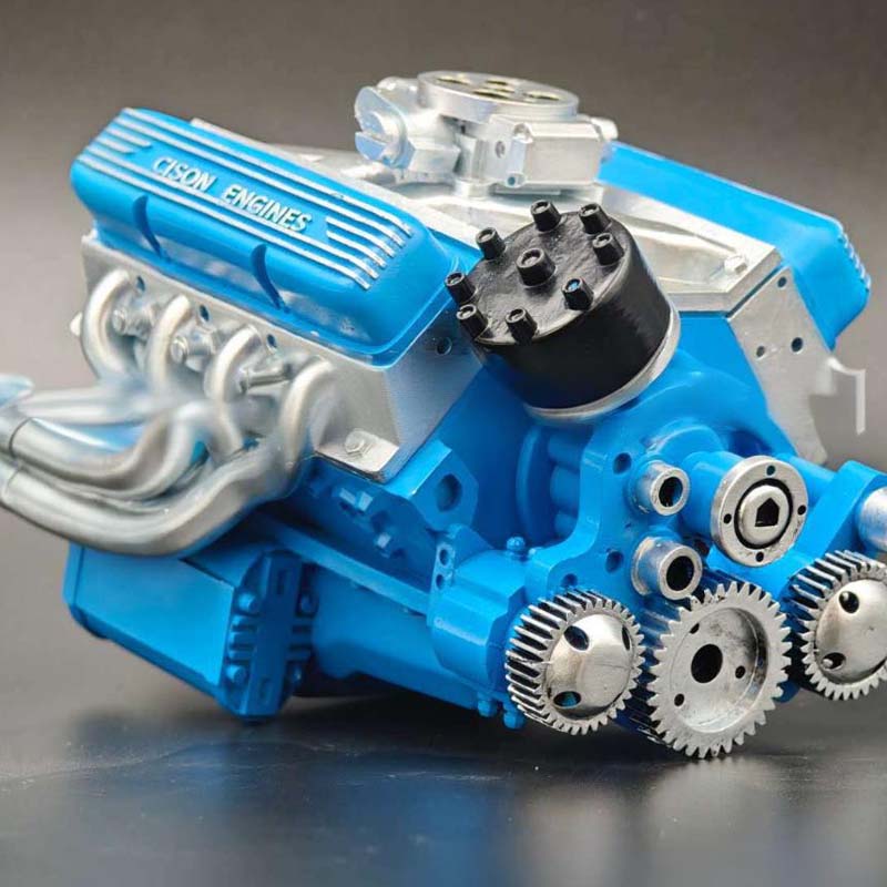 V8 Engine Model Kit | Gasoline-Powered & CDI Ignition