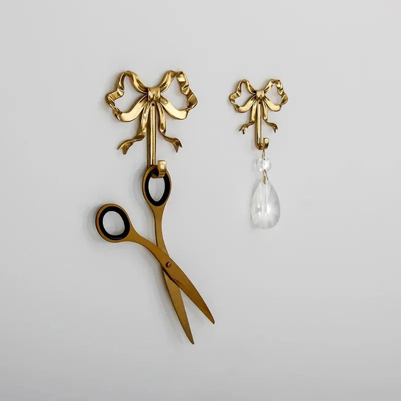 Key Wall Hook | Hairpin Design & Brass & Ceramic