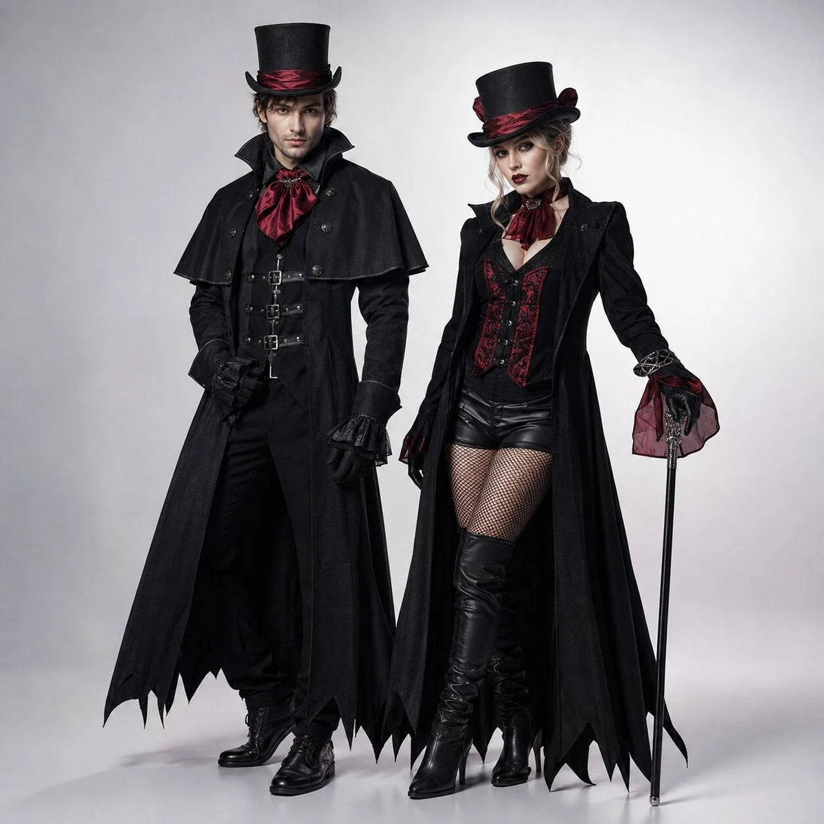 Vampire Costume | Unisex Halloween Party Outfit