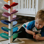 Sound Tower | Wooden Rainbow & Musical | 29 x 71 cm