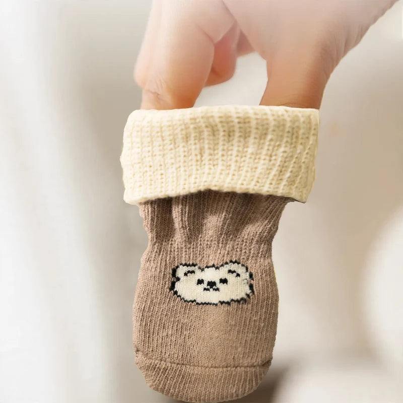 Dog Socks | Cotton & Non-Slip | Set of 4