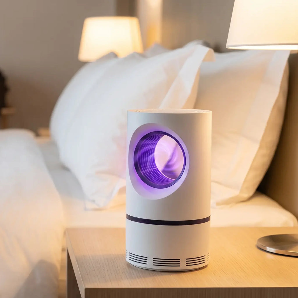 UV Light Insect Trap | 368nm UV & Silent Vortex Capture | USB-Powered
