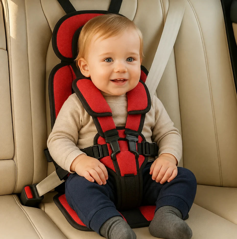 Child Travel Seat | Foldable & Ultra-Light 5-Point Safety Harness