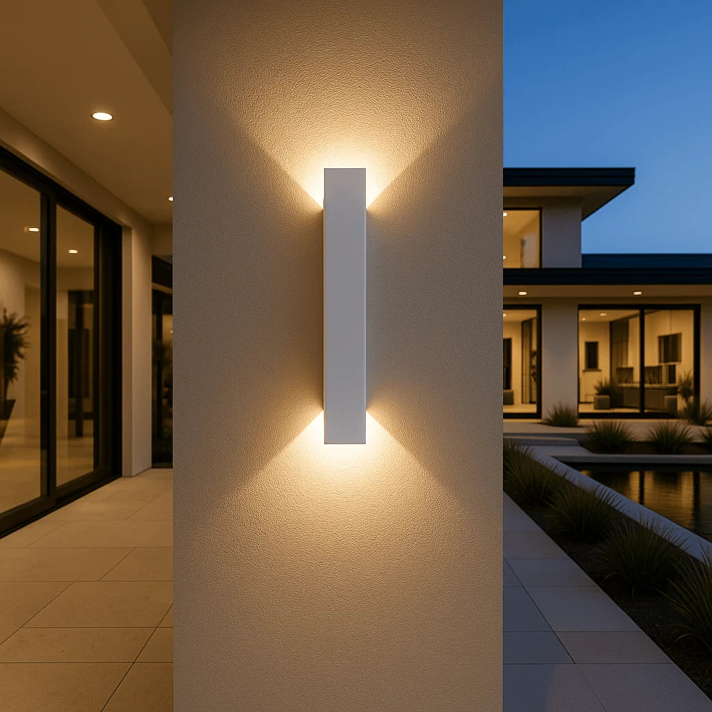 Wall Light | Cylindrical Diffused LED & Space-Saving
