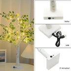 Table Lamp | Wood-Inspired Design & Warm LED