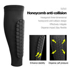 Soccer Shin Guards | Honeycomb Compression & Moisture-Wicking | 1 Pair