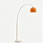 Floor Lamp | Curved Design & Adjustable Height | Warm Ambient Light
