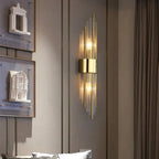 Wall Light | Crystal Accents & Tunable LED | 35 cm