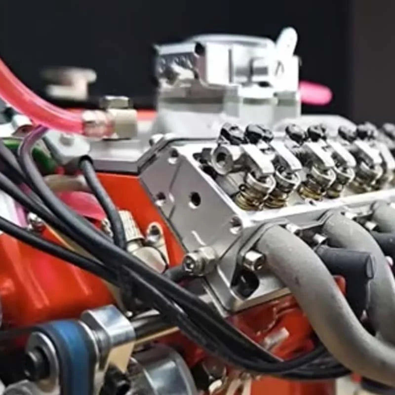 V8 Engine Model Kit | Functional Gasoline Engine & Precision Metal Parts