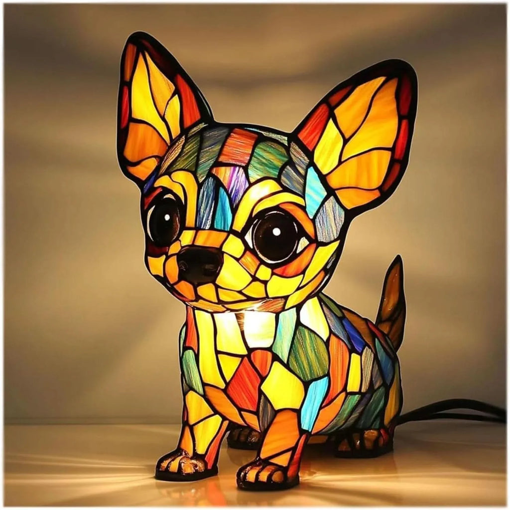Night Light | Dog-Shaped Design & Warm LED Glow | USB Powered