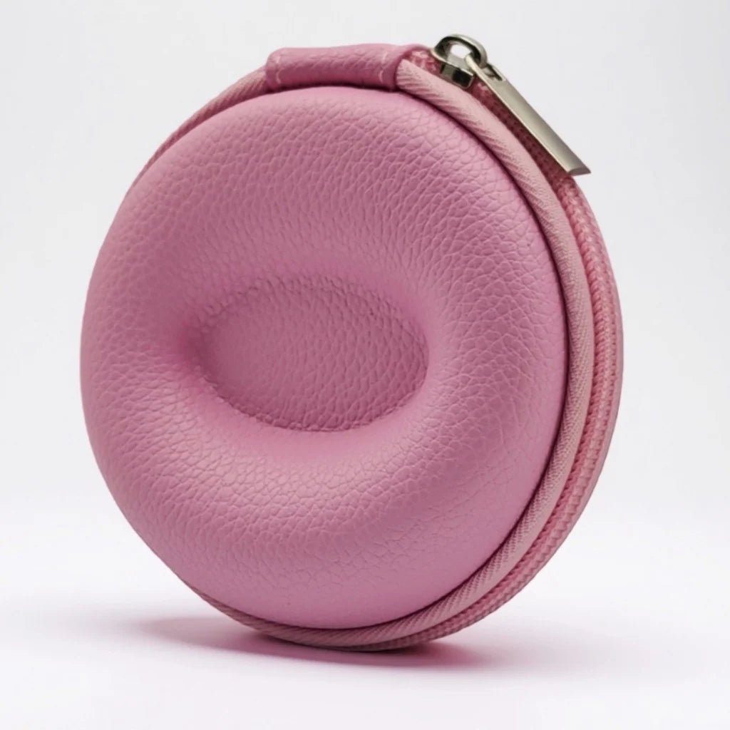 Watch Travel Case | Pebbled Leather & Velvet Lining | Compact Hard-Shell Design