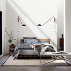 Wall Light | Adjustable Arm & Modern Metal Wood Design
