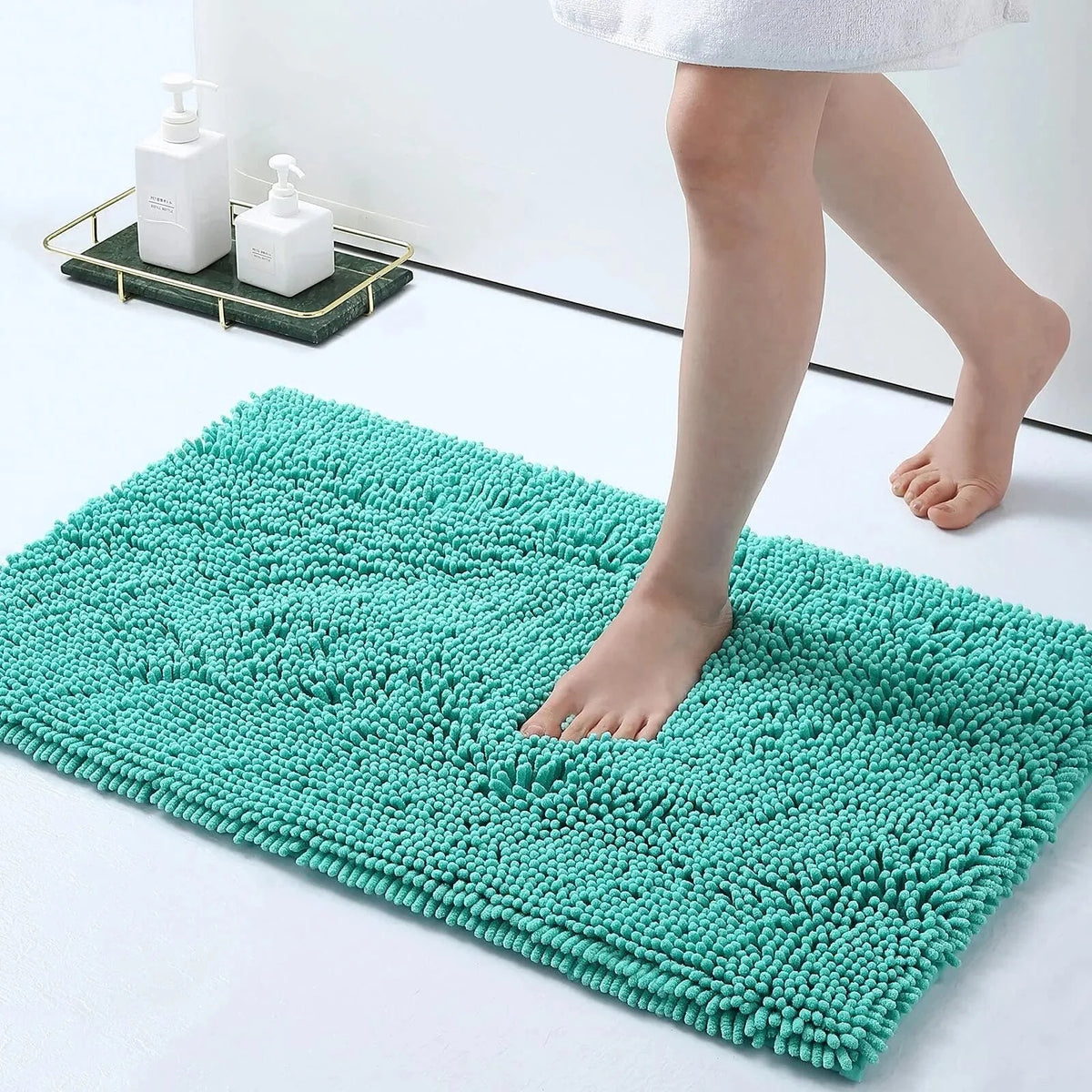 Bath Mat | Non-Slip & Quick-Absorbent | Plush Thick Texture