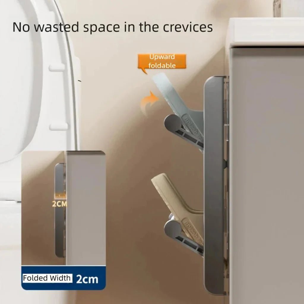 Shoe Rack | Wall-Mounted & Integrated Drainage | Mounting Hardware Included