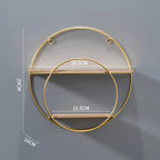 Wall Shelf | Double Circle & No-Drill
