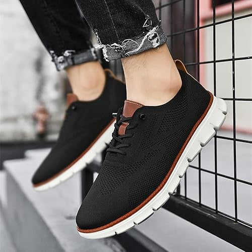 Men's Slip-On Shoes | Orthopedic Wide Toe Box & Breathable Knit