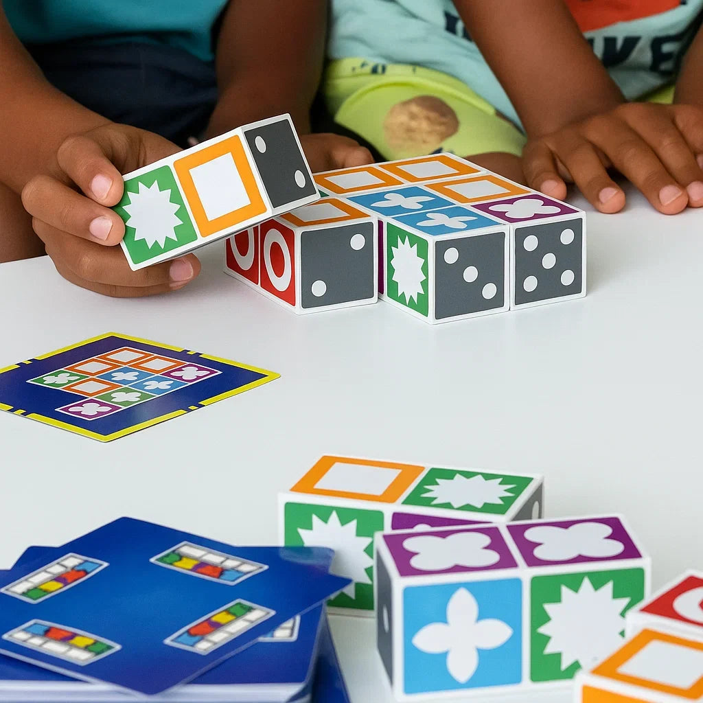 Logic Game | Symbol Dice & Sturdy Cards | Ages 7+