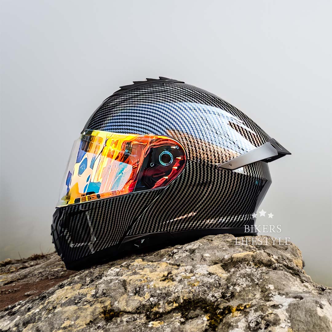 Motorcycle Helmet | Modular Flip-Up Dual Lens | DOT & ECE Certified