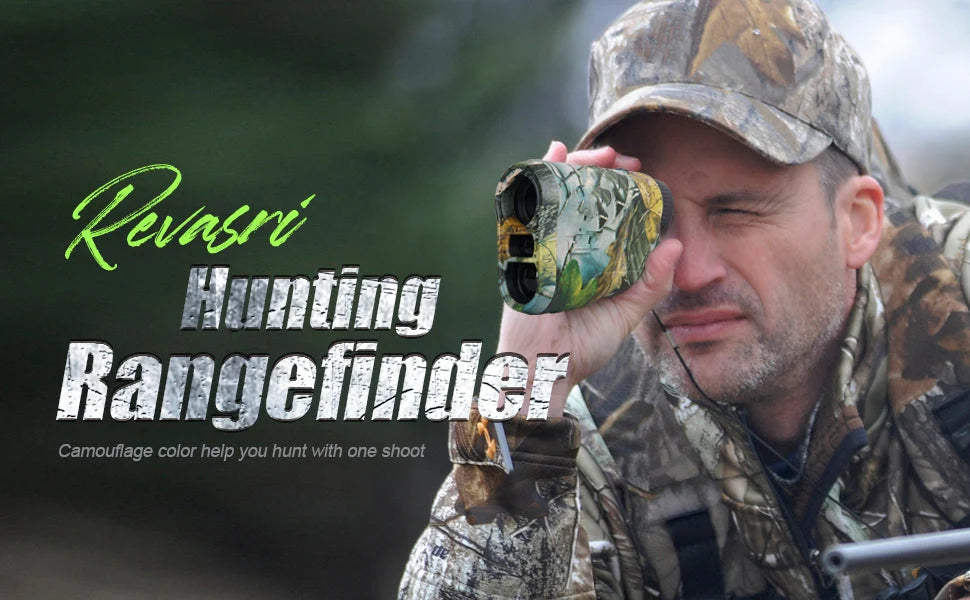 Hunting Rangefinder | 1000-Yard Precision & 6.5X Optics | USB-C Rechargeable