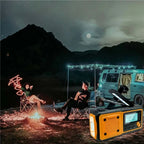 Emergency Radio | Solar & Hand Crank Powered | Weather Alerts & Phone Charging