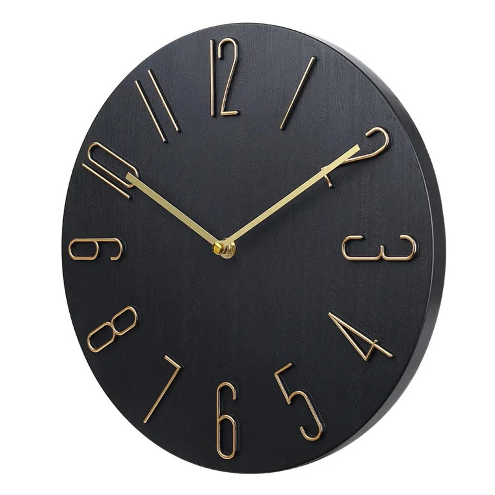Wall Clock | Silent & Minimalist Battery-Operated | 20 cm